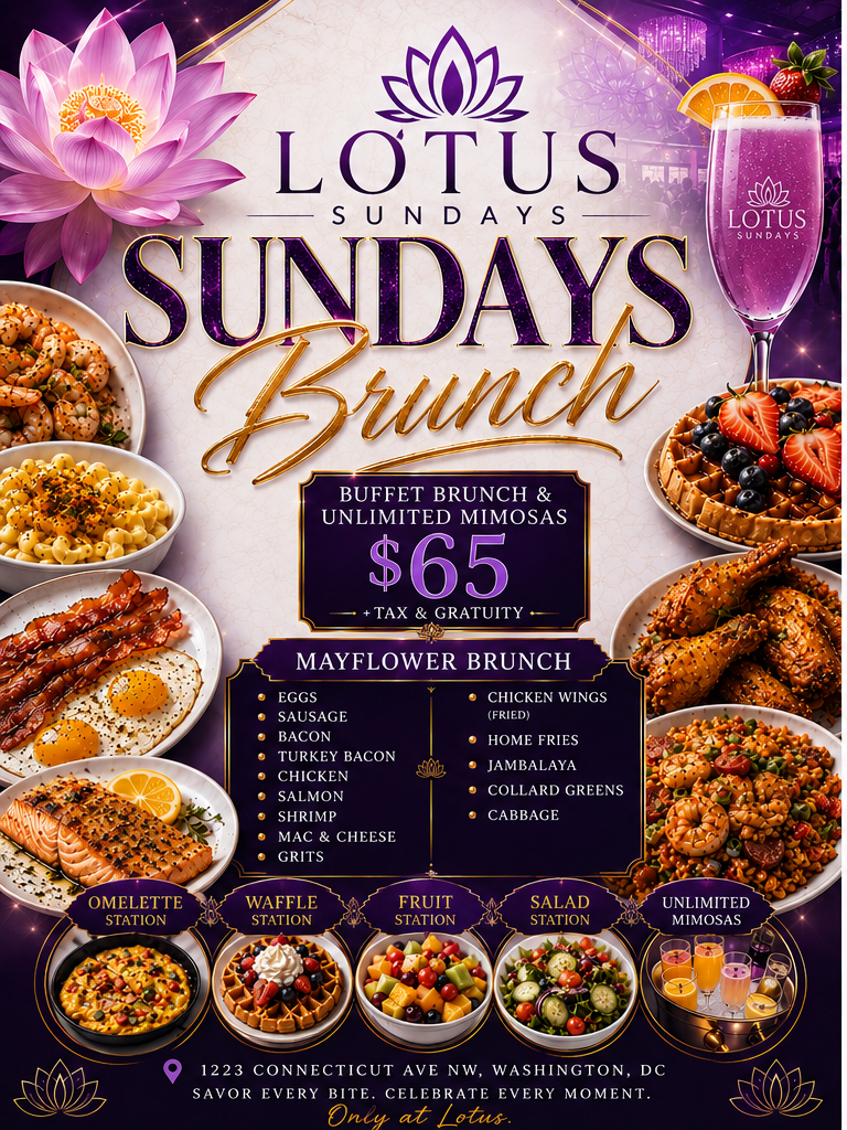 Lotus Brunch Day Party — launching May 31st at Mayflower Club